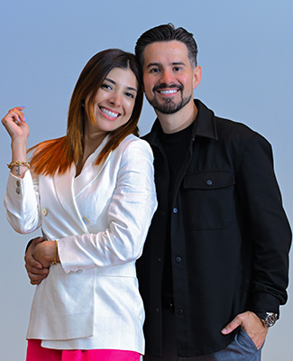 Cashito y Ale Luna
