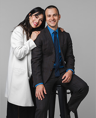 Juan Diego y Melissa Luna